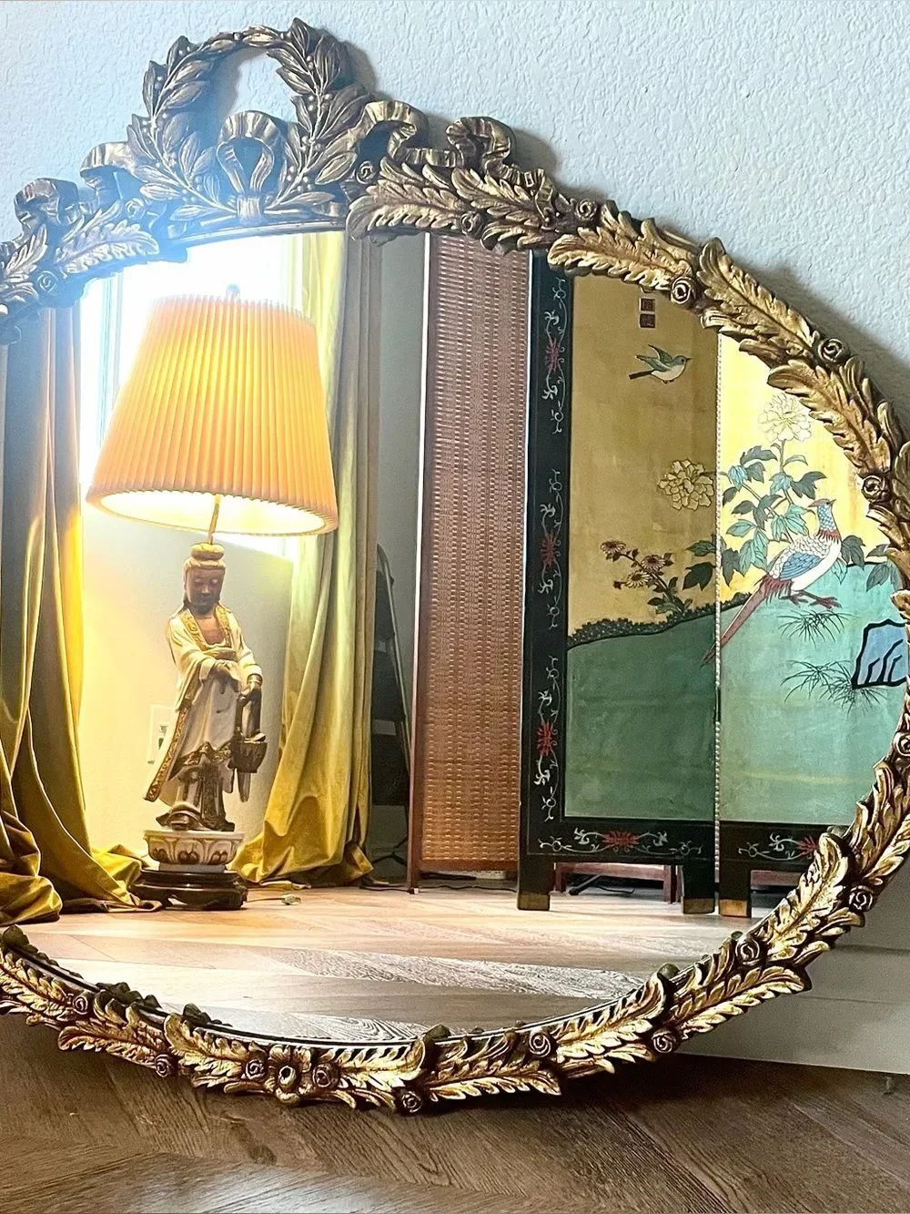 ♥️ Vintage Laurel Leaf Wall Mirror